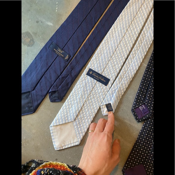 Premium Silk Tie Collection, Brooks Brothers, Ralph Lauren, Ermenegildo Zegna - Picture 5 of 11